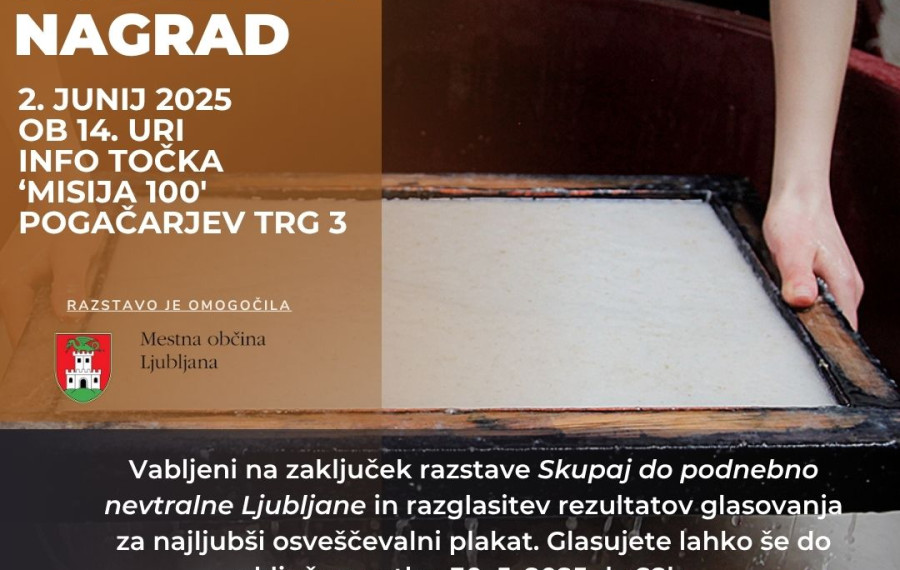 vabilo na podelitev nagrad