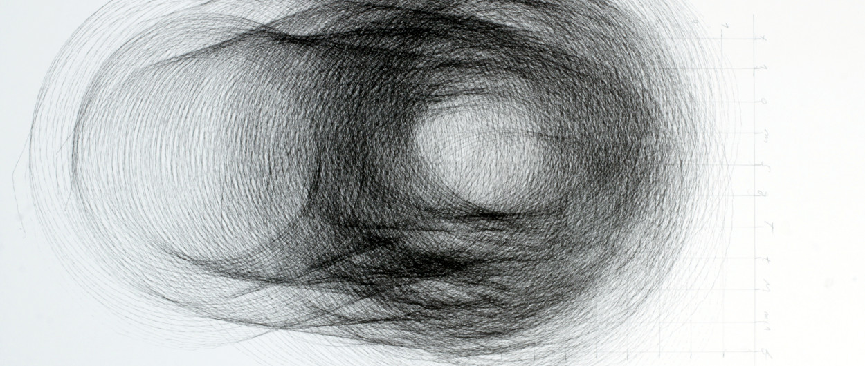 BIO 26 Drawing made by analogic machine Stekleni atrij2