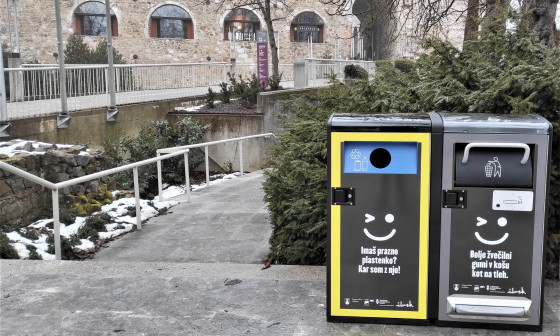 Bigbelly na Ljubljanskem gradu