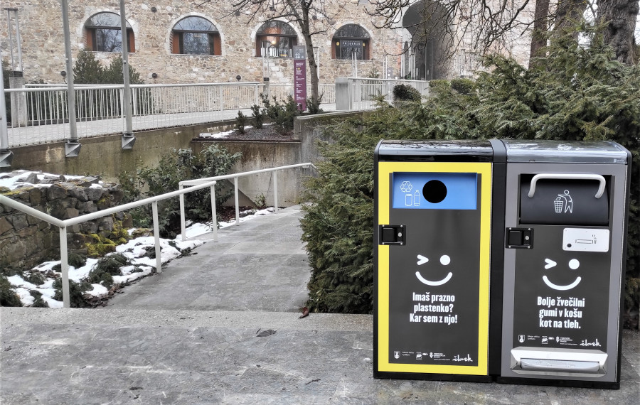 Bigbelly na Ljubljanskem gradu