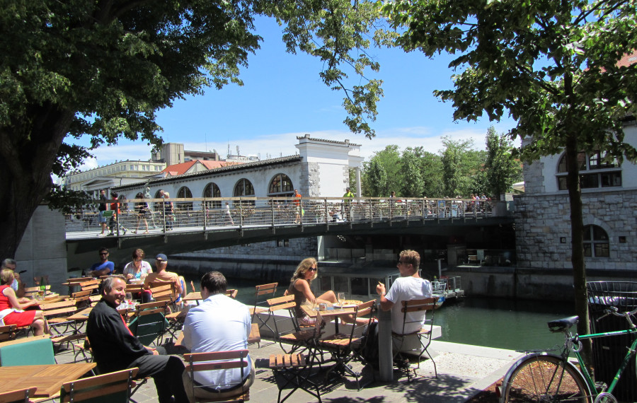 ButchersBridge and PetkovskovoEmbankment photo Vita Kontic The Municipality of Ljubljana
