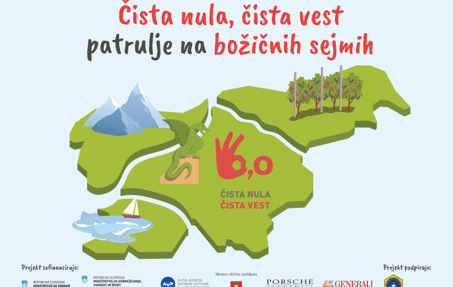 Plakat akcije. Foto vir: Zavod varna pot