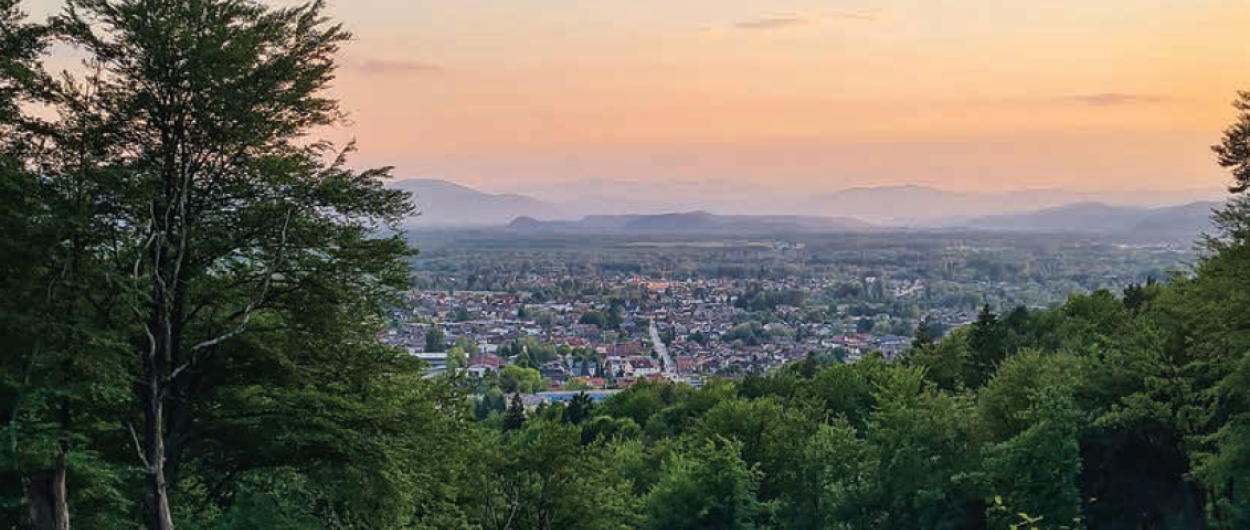 Pogled z Golovca na Ljubljansko barje. Foto vir: ČS Rudnik