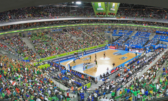 Dvorana Centra Stožice. Foto arhiv JZ Šport Ljubljana