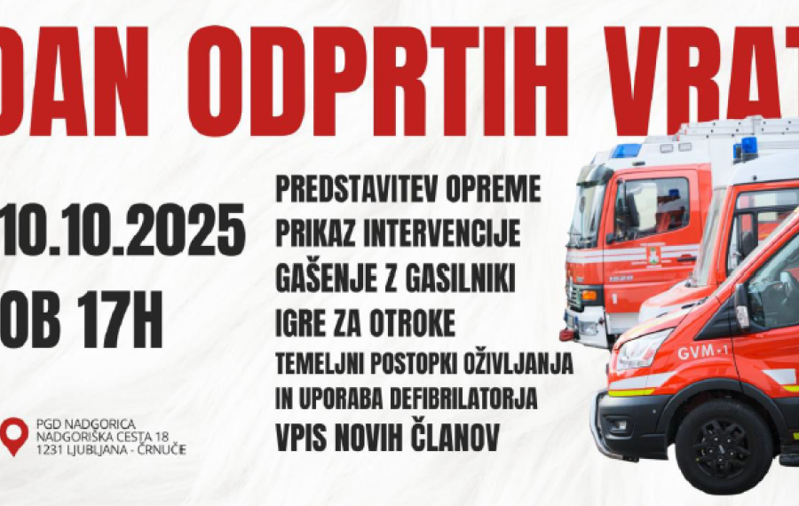 Dan odprtih vrat PGD Nadgorica. Vir: ČS Črnuče