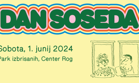 Banner Dan soseda. Vir: Center Rog