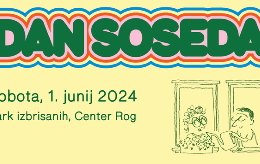 Banner Dan soseda. Vir: Center Rog