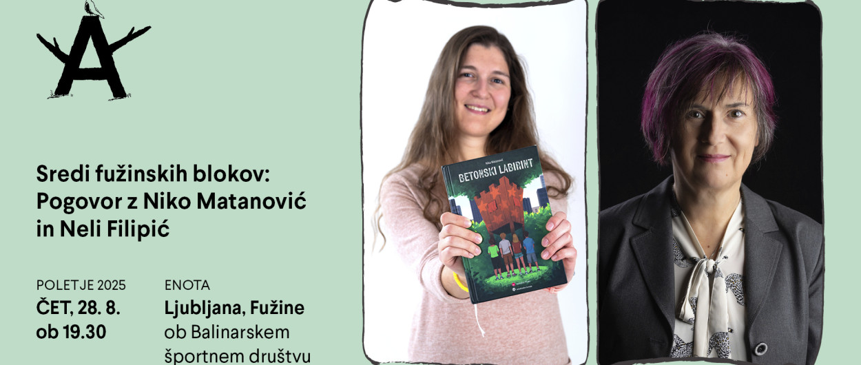 Banner dogodka. Vir: Knjižnica pod krošnjami 
