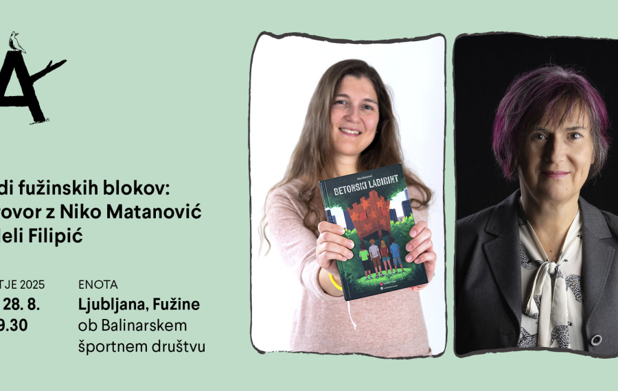 Banner dogodka. Vir: Knjižnica pod krošnjami 