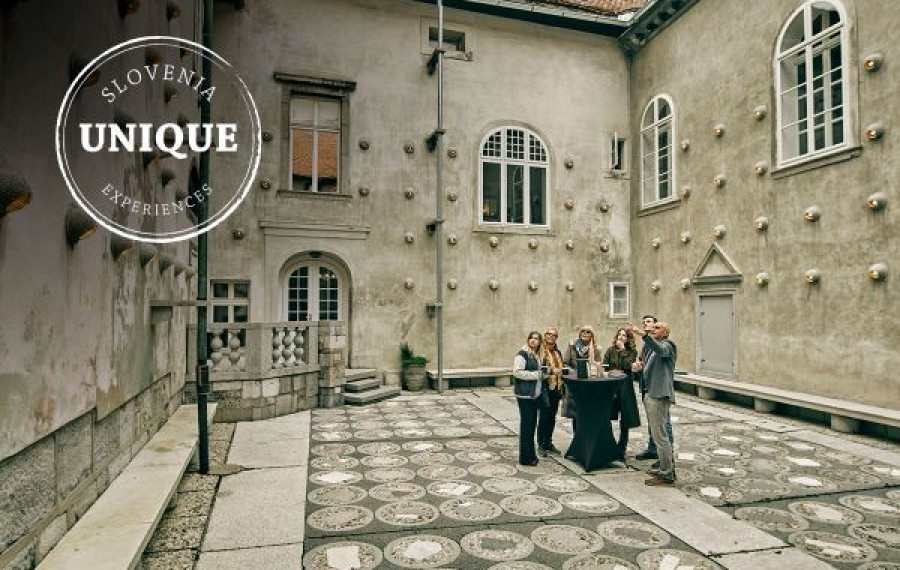 Na Peklenskem dvorišču Jožeta Plečnika. Foto: Primož Bregar, Turizem Ljubljana