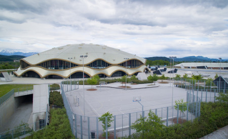Dvorana Stozice DRON foto STA