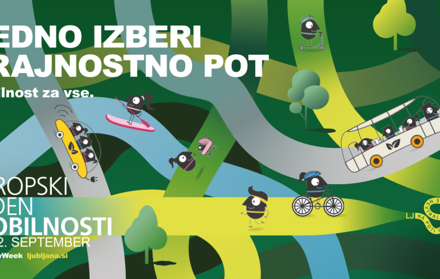 logotip Evropskega tedna mobilnosti