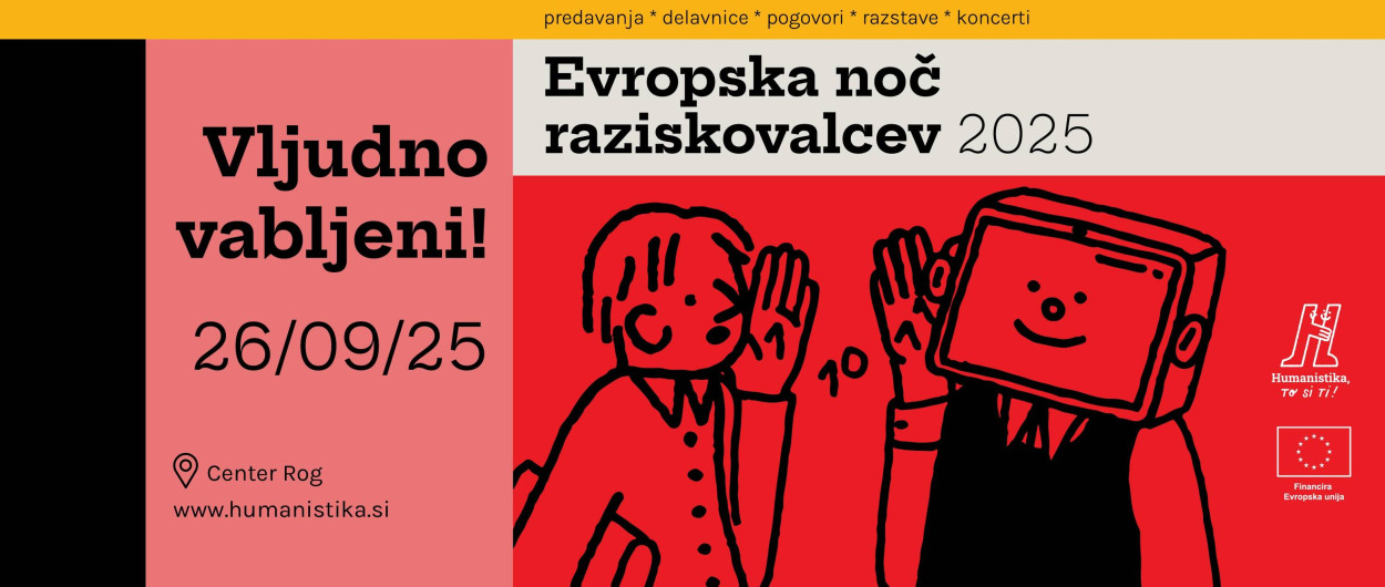 Banner Evropska noc raziskovalcev 2025