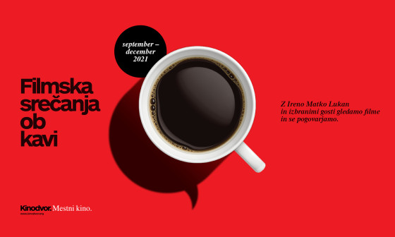 plakat Filmska srečanja ob kavi