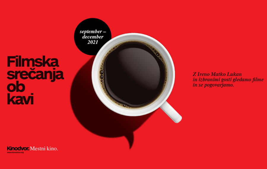 plakat Filmska srečanja ob kavi