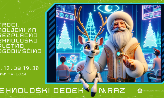 Vabilo. Vir: Tehnološki park Ljubljana