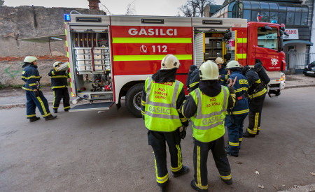 Gasilci, foto: Luka Kotnik