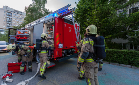 Gasilci, foto: Luka Kotnik