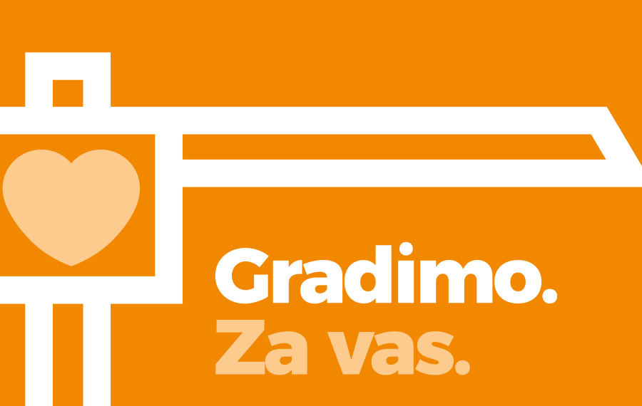 Banner Gradimo za vas. Foto: arhiv MOL