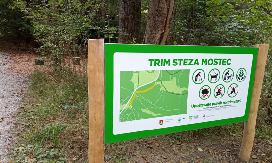 tabla trim steza Mostec