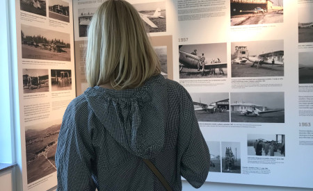 Kulturno-etnološka zbirka o zgodovini slovenskega letalstva in letališča Moste, foto: arhiv MOL