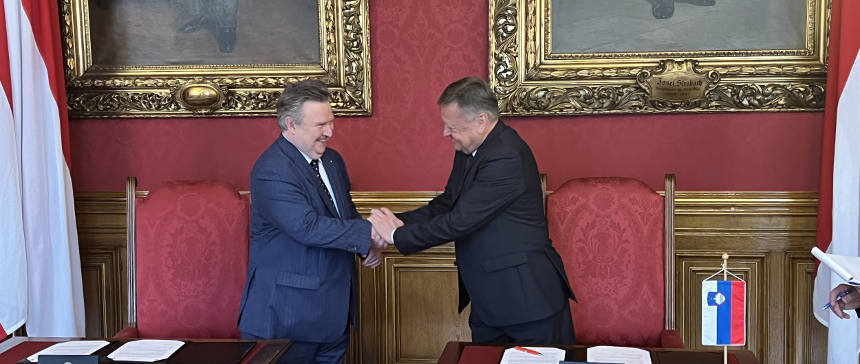 župana Ljubljane in Dunaja