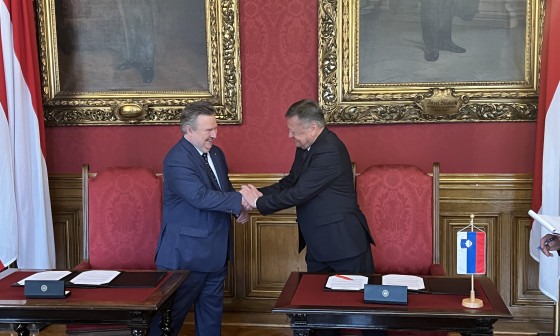 župana Ljubljane in Dunaja