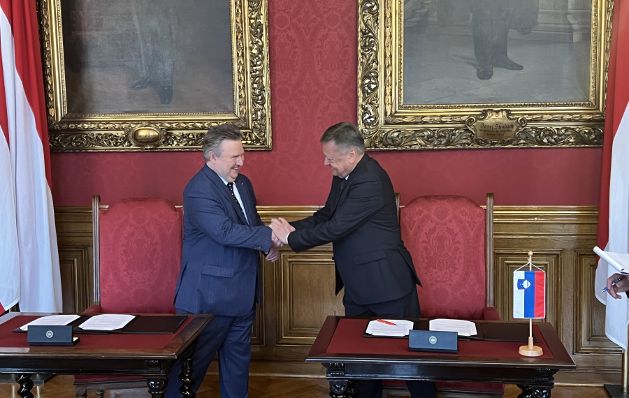 župana Ljubljane in Dunaja