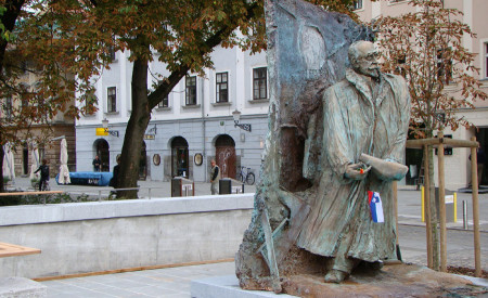 Skulptura Ivan Hribar, foto: A. Rebec
