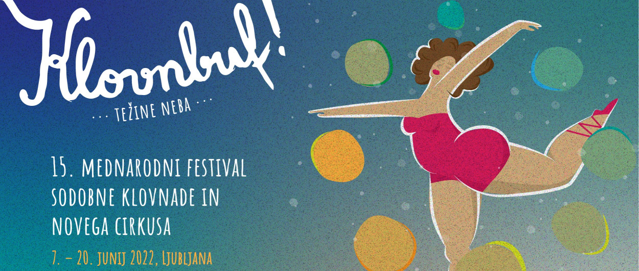 Grafika za napoved festivala Klovnbuf