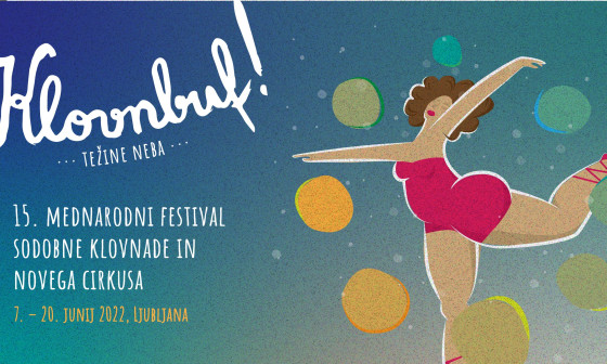Grafika za napoved festivala Klovnbuf