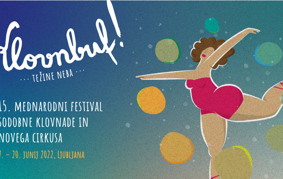 Grafika za napoved festivala Klovnbuf