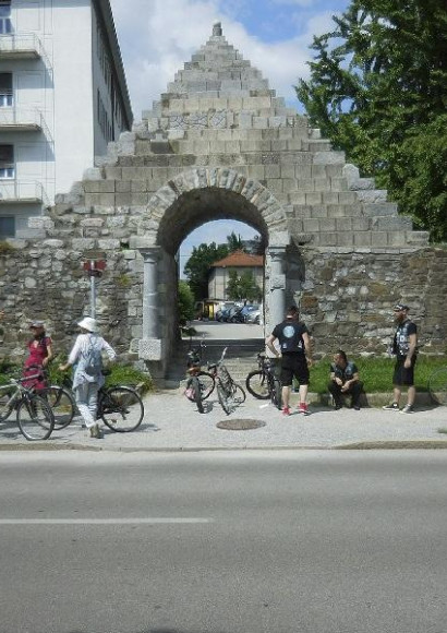 Kolesarski izlet po Plečnikovi Ljubljani. Foto: Kolesarski svet
