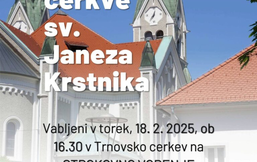 Kulturna dediscina cerkve sv. Janeza Krstnika vabilo vodenje