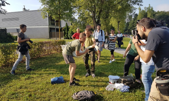 Obročkanje labodov, foto: Mateja Nose Marolt, KPTRŠh