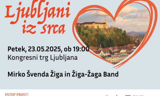 Ljubljani iz srca koncert 2025.