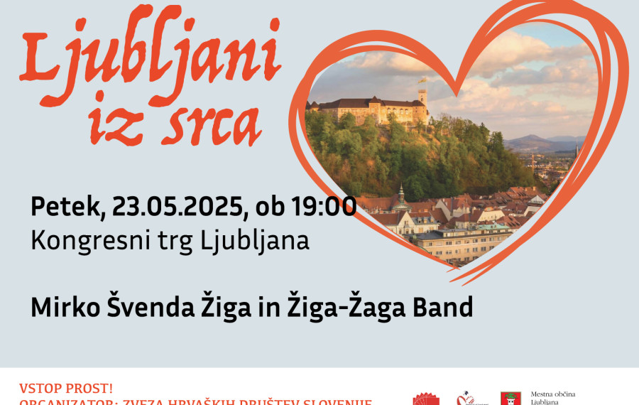 Ljubljani iz srca koncert 2025.