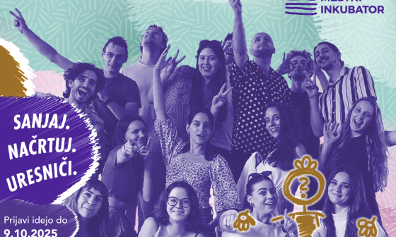 Banner Mestni inkubator 2025. Vir: Mladi zmaji