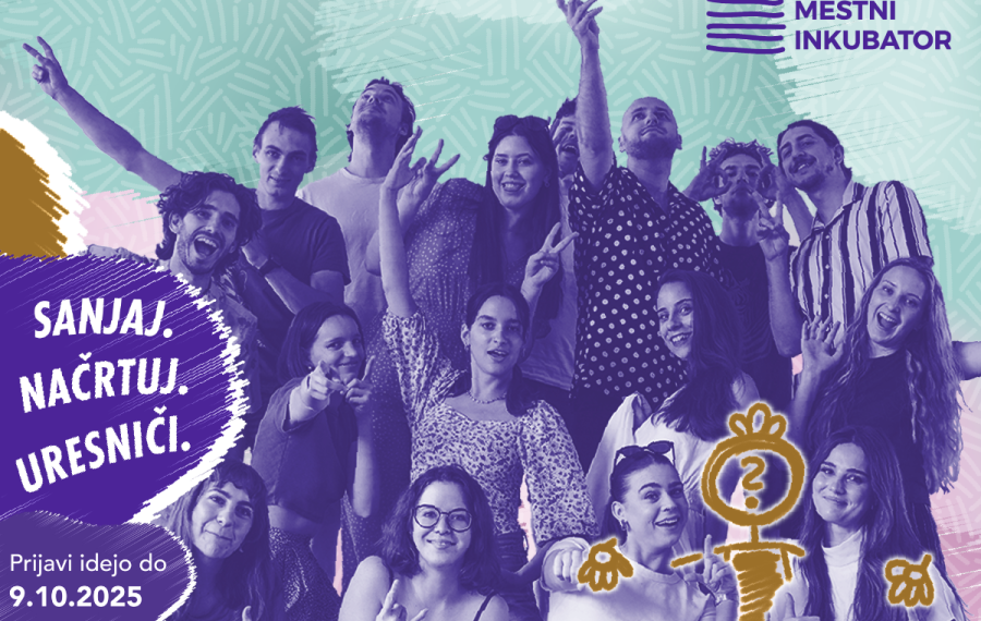 Banner Mestni inkubator 2025. Vir: Mladi zmaji