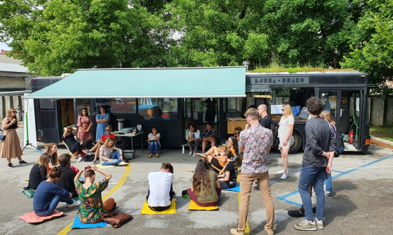 Zaključno srečanje mladih Mestnega inkubatorja. Foto: Mladi zmaji