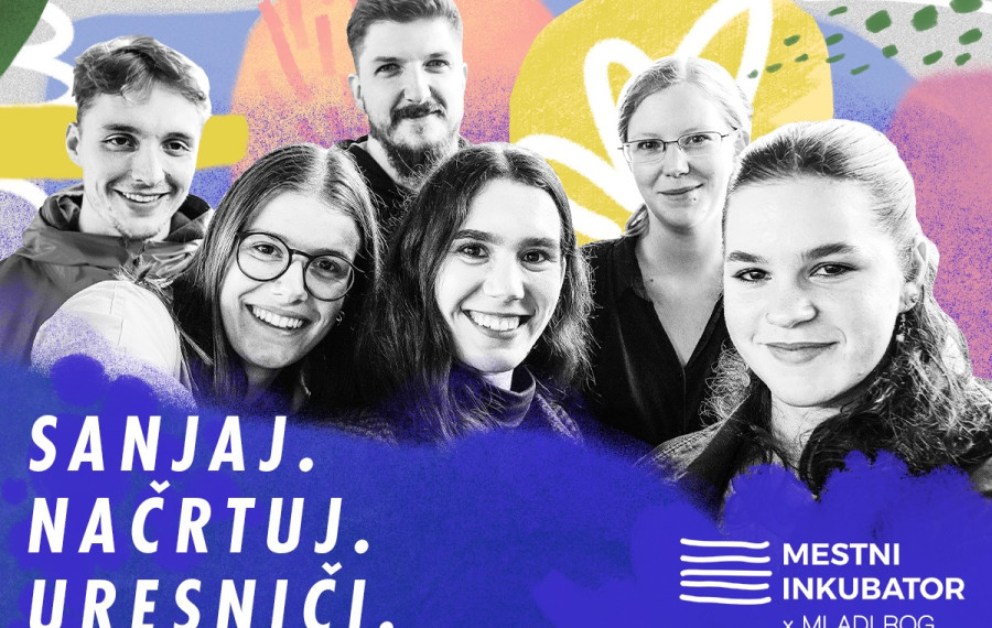 Banner Mestni inkubator. Vir: Mladi zmaji
