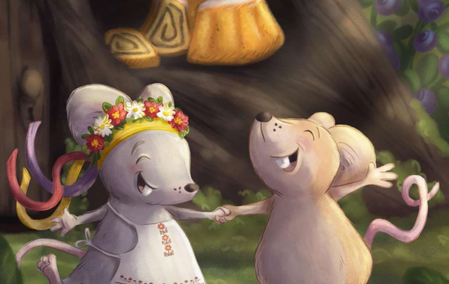 Miškina potica. Ilustracija Anje Držanič
