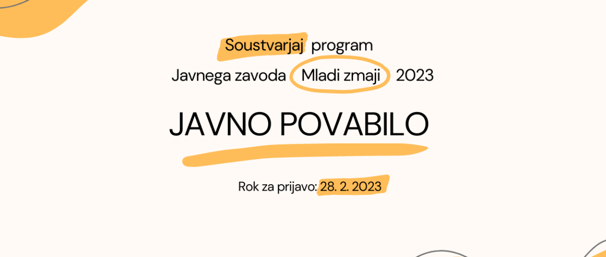 Povabilo Mladih zmajev