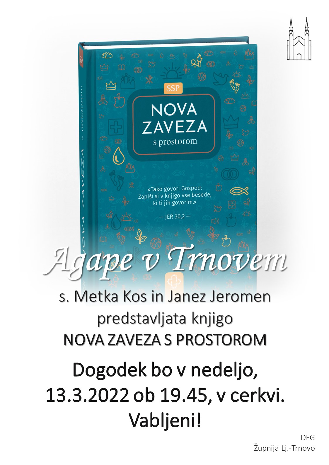 Nova zaveza s prostorom s. Matka Kos in Janez Jeromen