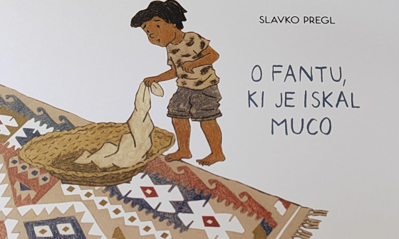 Del naslovnice slikanice O fantu ki je iskal muco. Foto: arhiv MOL