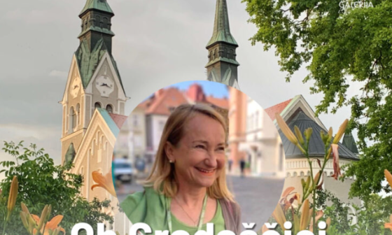 Ob Gradascici gor pa dol. Foto vir: Finžgarjeva galerija