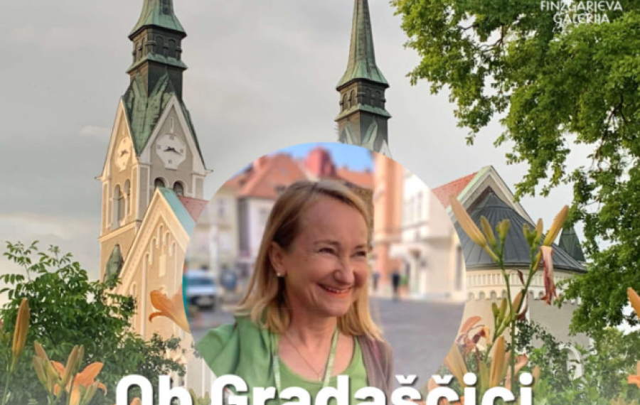 Ob Gradascici gor pa dol. Foto vir: Finžgarjeva galerija