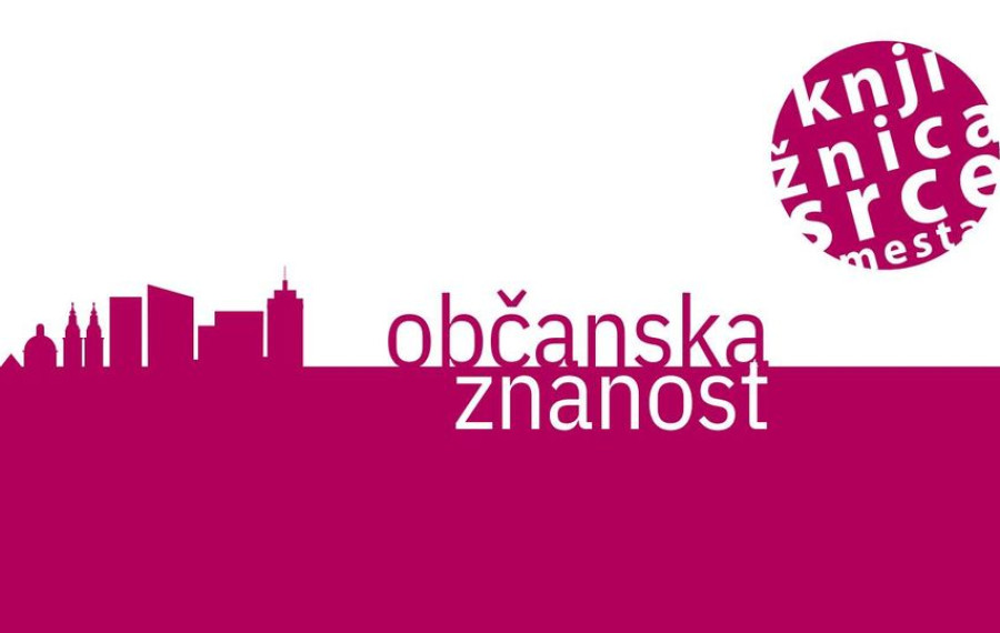 Plakat Obcanska znanost. Vir: MKLJ