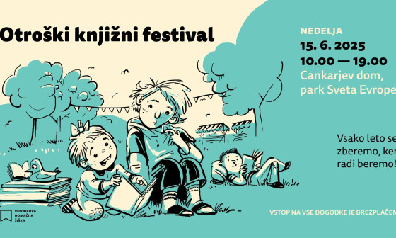 Banner za Otroski knjizni festival. Vir: Divja misel