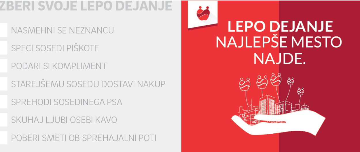 lepo dejanje najlepše mesto najde